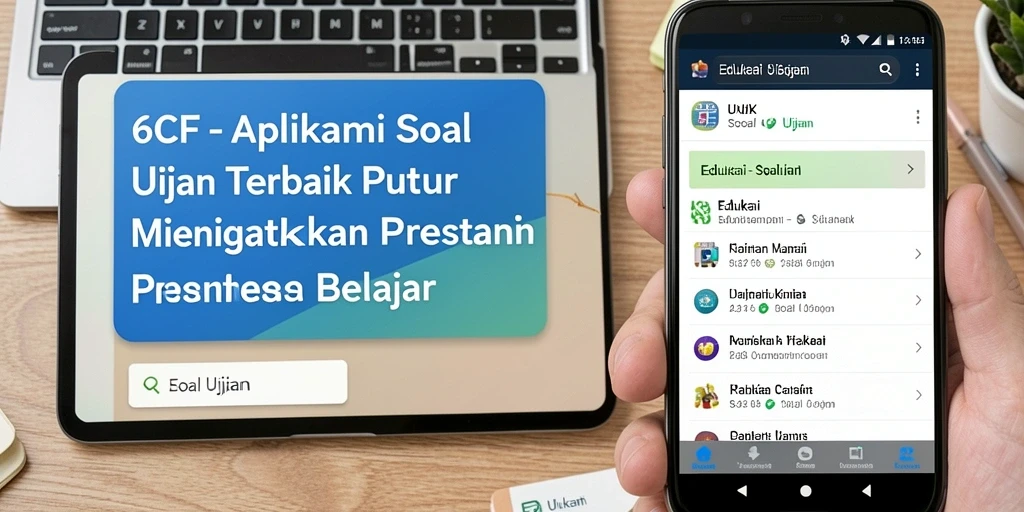 Antarmuka aplikasi 6CF yang menarik dan mudah digunakan.