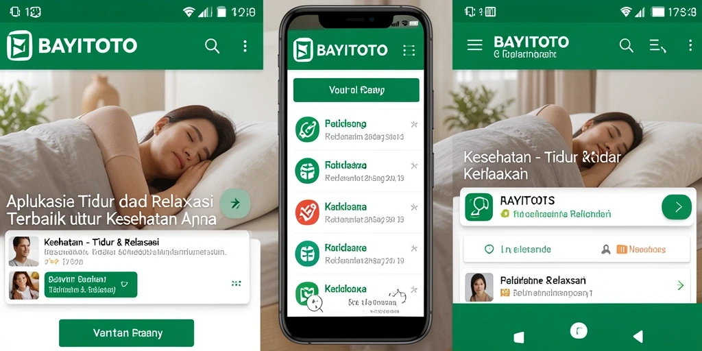 Antarmuka aplikasi BAYITOTO yang menawan dengan fitur relaksasi.