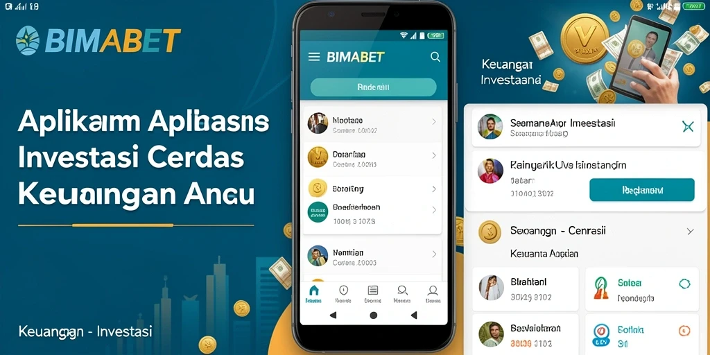 Tampilan antarmuka aplikasi BIMABET yang User-friendly dan fungsional.
