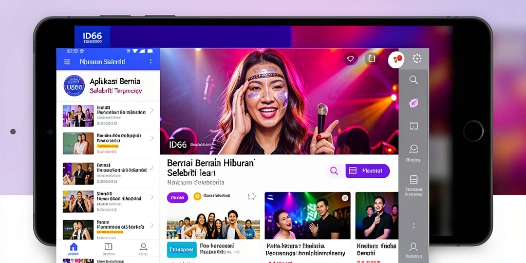 Tampilan antarmuka ID66 yang menarik dan informatif.