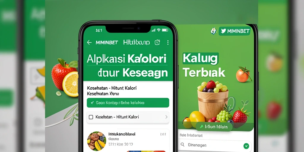 Tampilan antarmuka MIMINBET untuk menghitung kalori secara efektif.