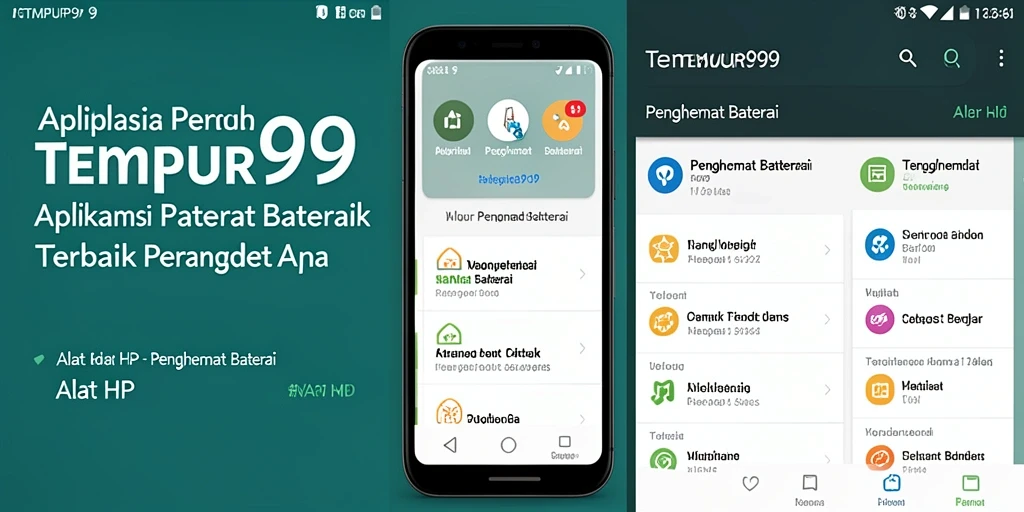 Tampilan antarmuka TEMPUR99 yang ramah pengguna.